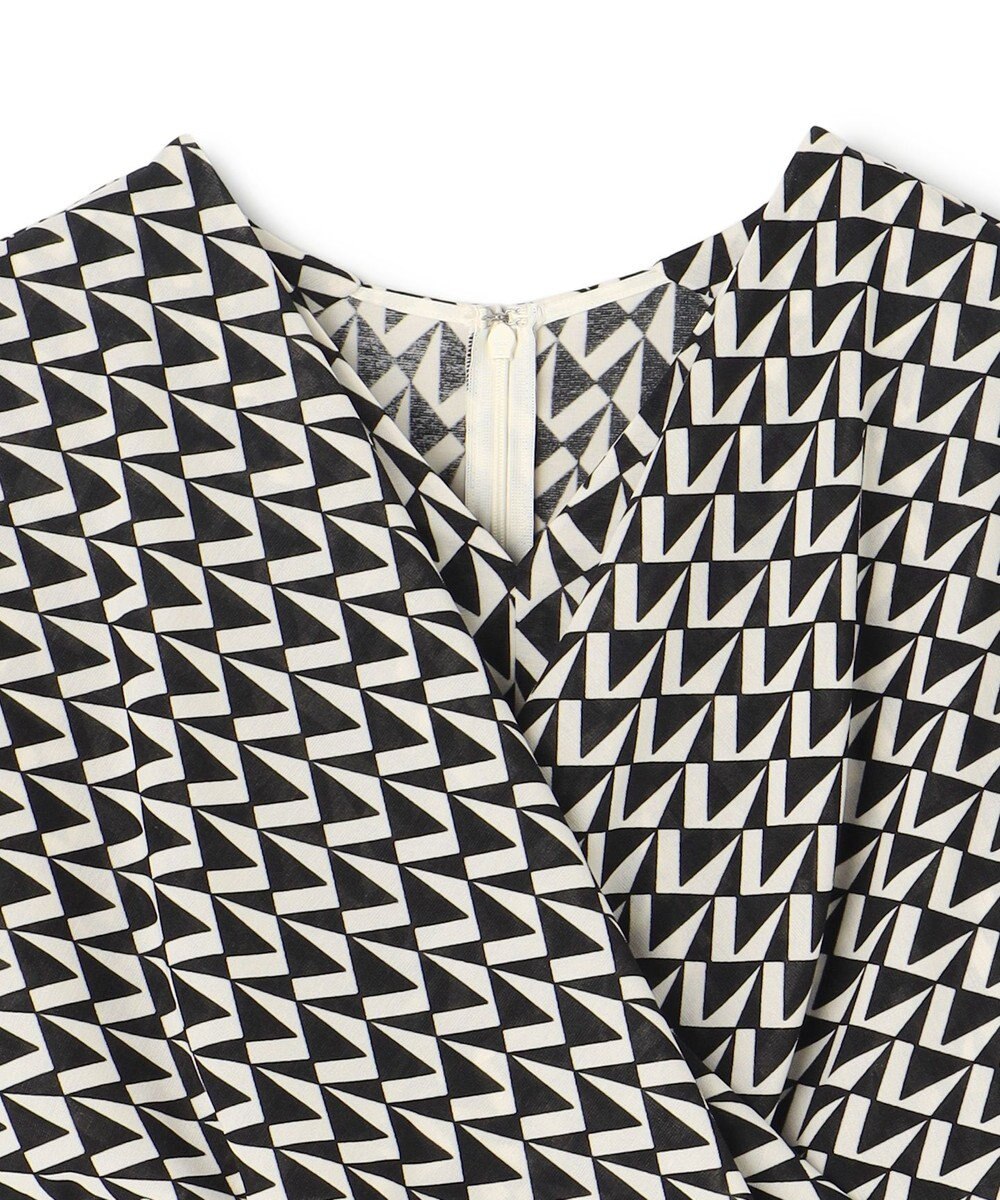 BEIGE， 【洗える】MODESTO / ジャージーストレッチカシュクールドレス 