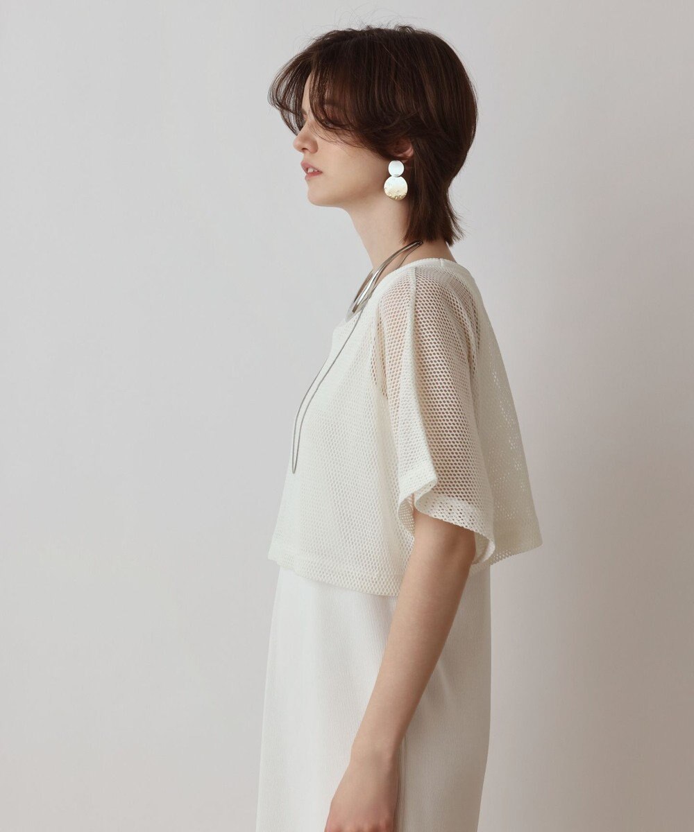 GRACE CONTINENTAL メッシュレイヤードワンピース 