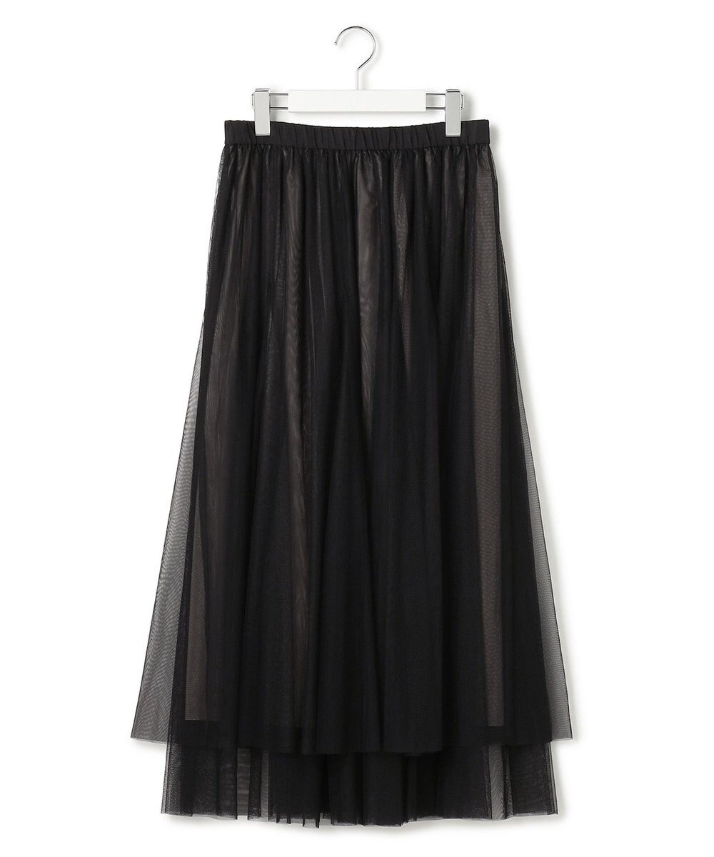 23区 S 【洗える】レイヤード チュール スカート 