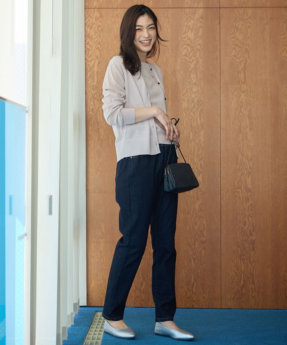 ANY 【洗濯機可/ウエストゴム/ストレッチ】ウルトライージーデニムパンツ 