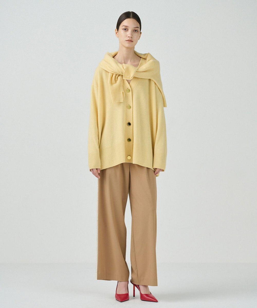 GRACE CONTINENTAL クーマラムニットカーディガン 