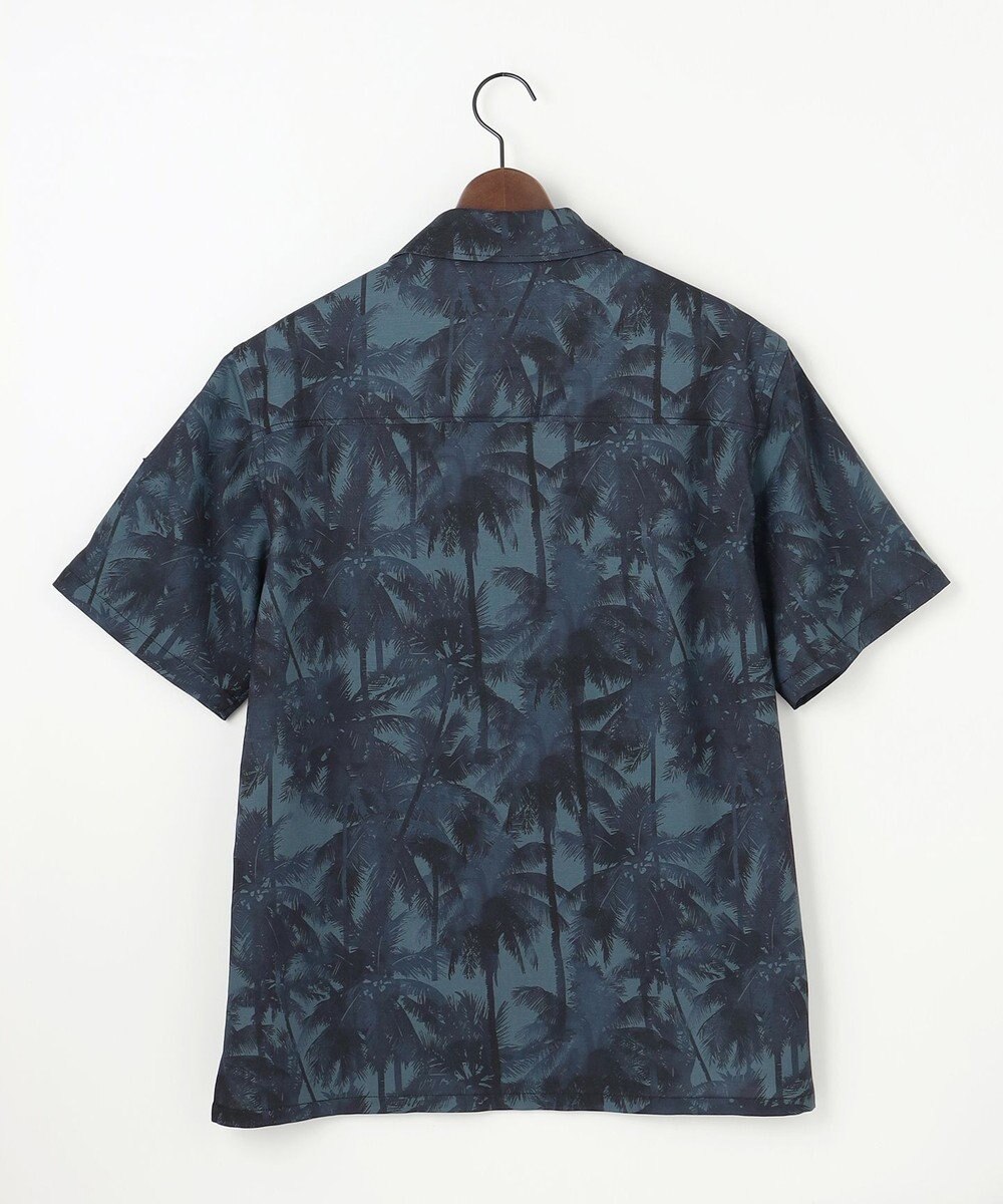 JOSEPH ABBOUD MOUNTAIN 【速乾/軽量/ストレッッチ】ライトスラブボタニカルプリント アウトドアシャツ 