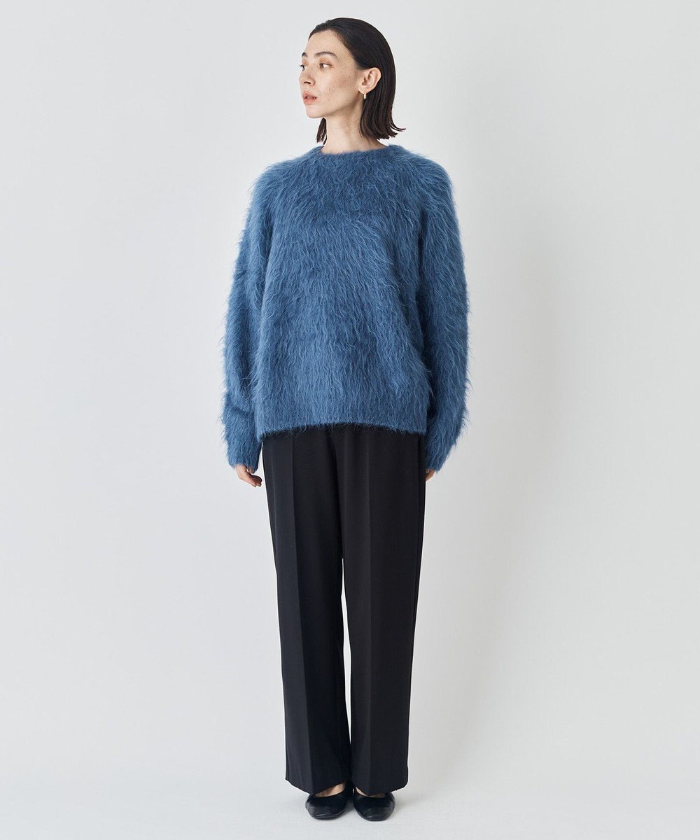 UNFILO MENS 【男女兼用】シャギー クルーネックニット 