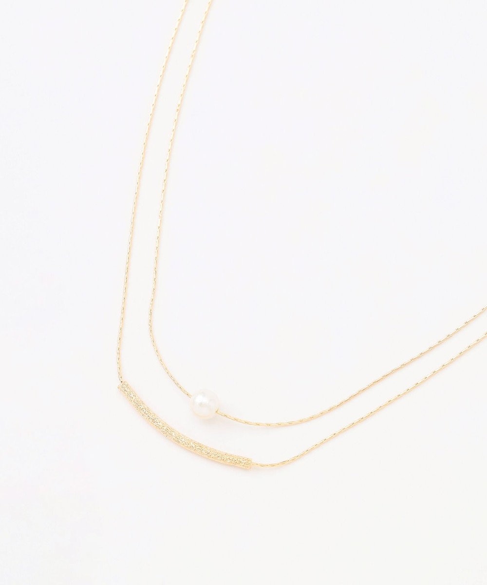 組曲 マテリアルレイヤードショートネックレス 