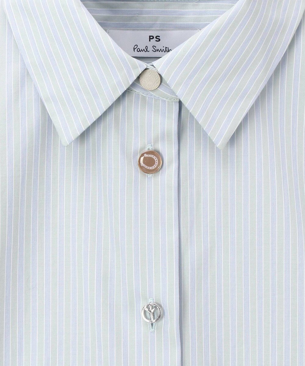 Paul Smith ラッキーチャームボタン ストライプ シャツ 