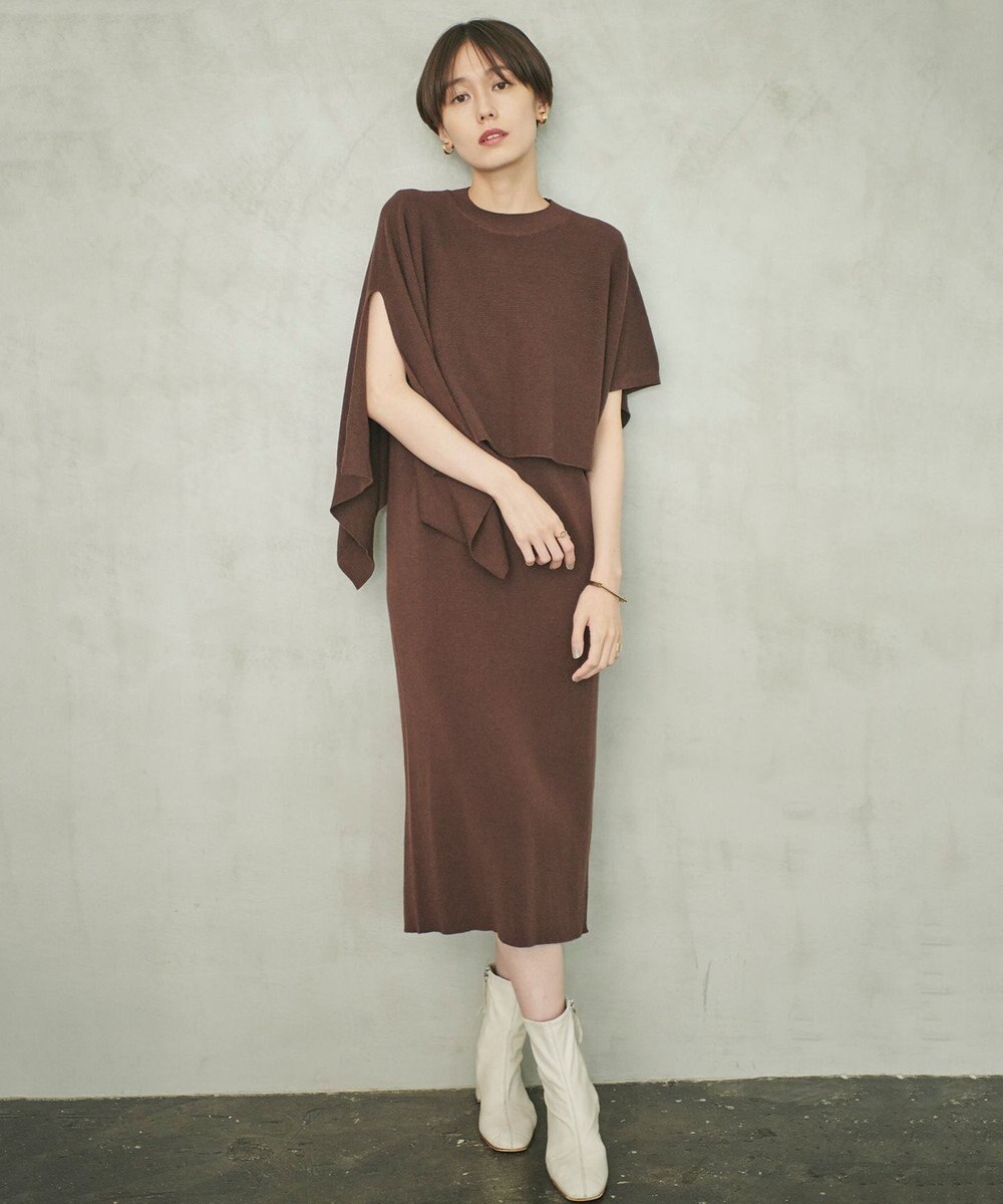 #Newans 【洗える】コットンウールニットセットアップ 