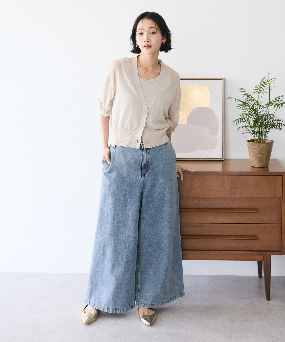 CRAFT STANDARD BOUTIQUE シアーニットカーディガン 