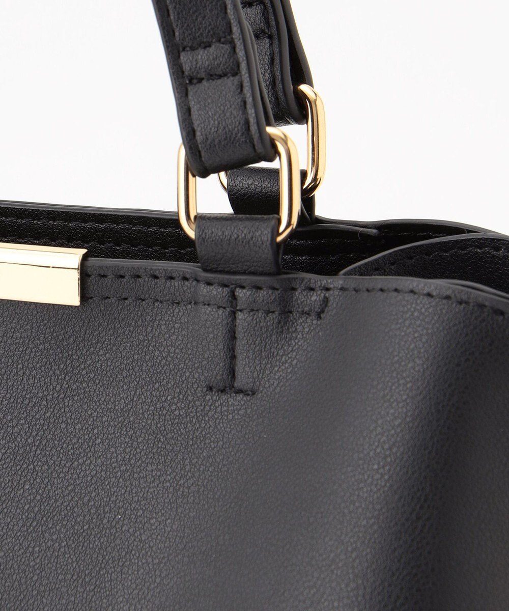 ANY 【2WAY】スクエアメタルハンドバッグ 