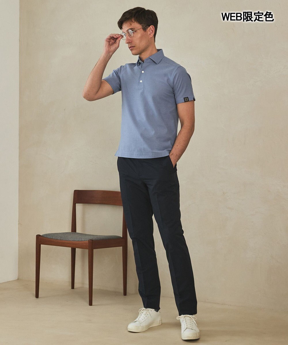 GOTAIRIKU 3年連続売上NO1/キングサイズ登場【仕事で着られる】キレイめ 鹿の子 BIZ ポロシャツ 