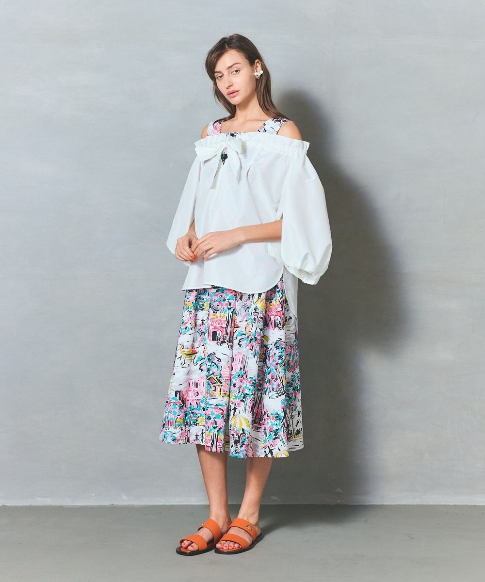 GRACE CONTINENTAL ボリュームスリーブトップ 