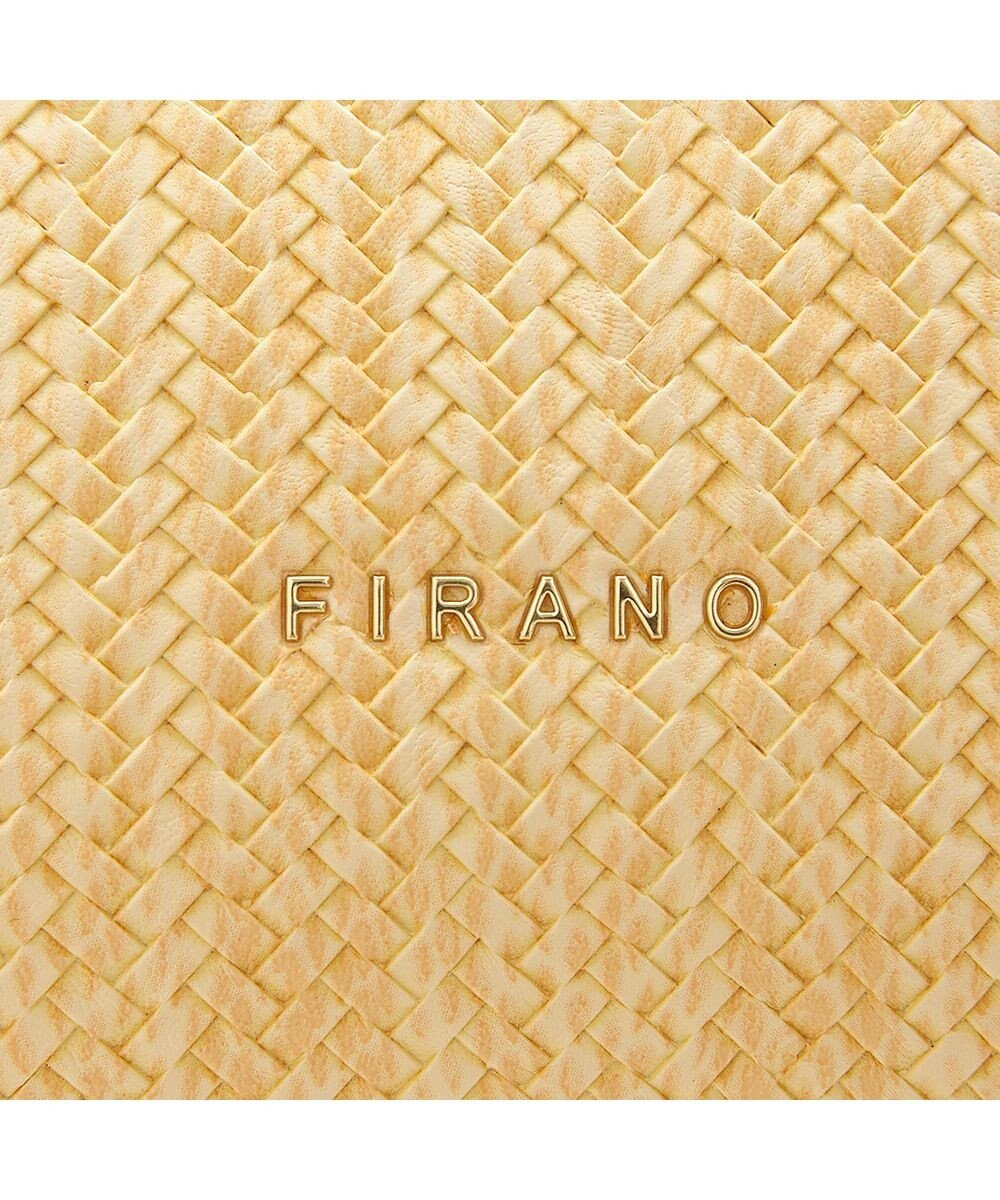 MioFIRANO ウーブンルックハンドバッグ 2WAY パスケース付き　FIRANO フィラノ 