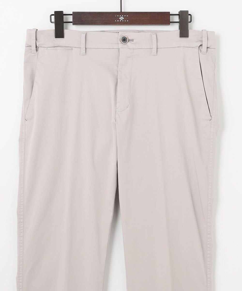 JOSEPH ABBOUD 【イタリア素材/ウエストも伸びる】ハイパワーサテンストレッチパンツ 