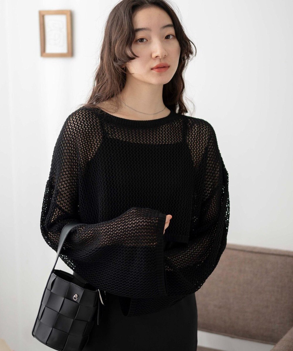 WEGO ショートメッシュニットプルオーバー 