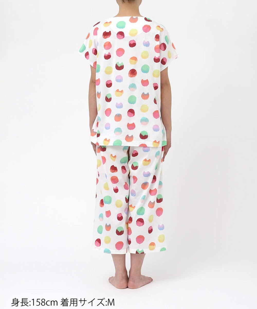 tsumori chisato SLEEP ツモリチサト パジャマ 3分袖 半袖 8分丈 綿100%(本体) 天竺素材 レディース UDT156 /ワコール 