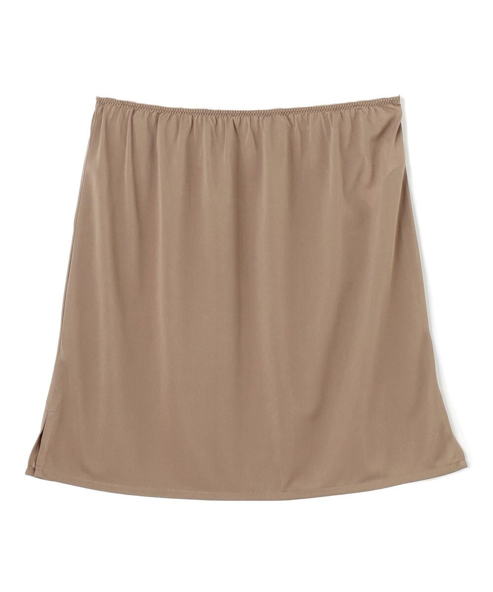 BEIGE， AGATE / Uネック メランジニットドレス 