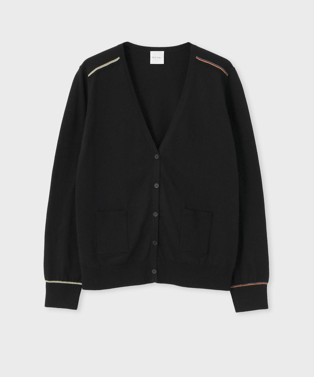 Paul Smith 【洗える】Signature Stripe アイレット カーディガン 