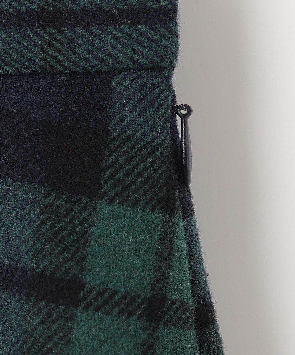 ANY 【ウエストゴム・洗える】タータンマーメイドスカート 