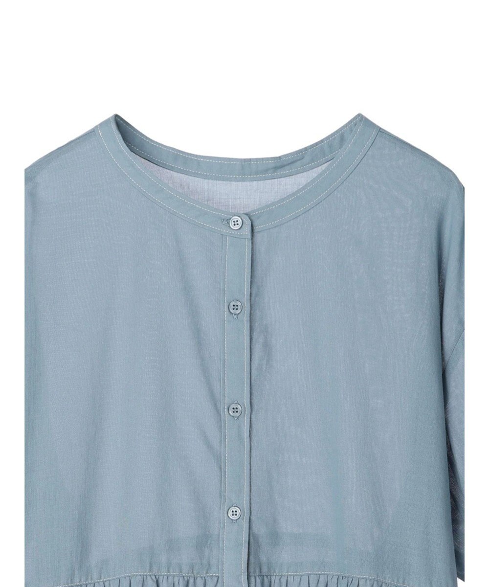 earth music&ecology 綿ローンティアードチュニック 