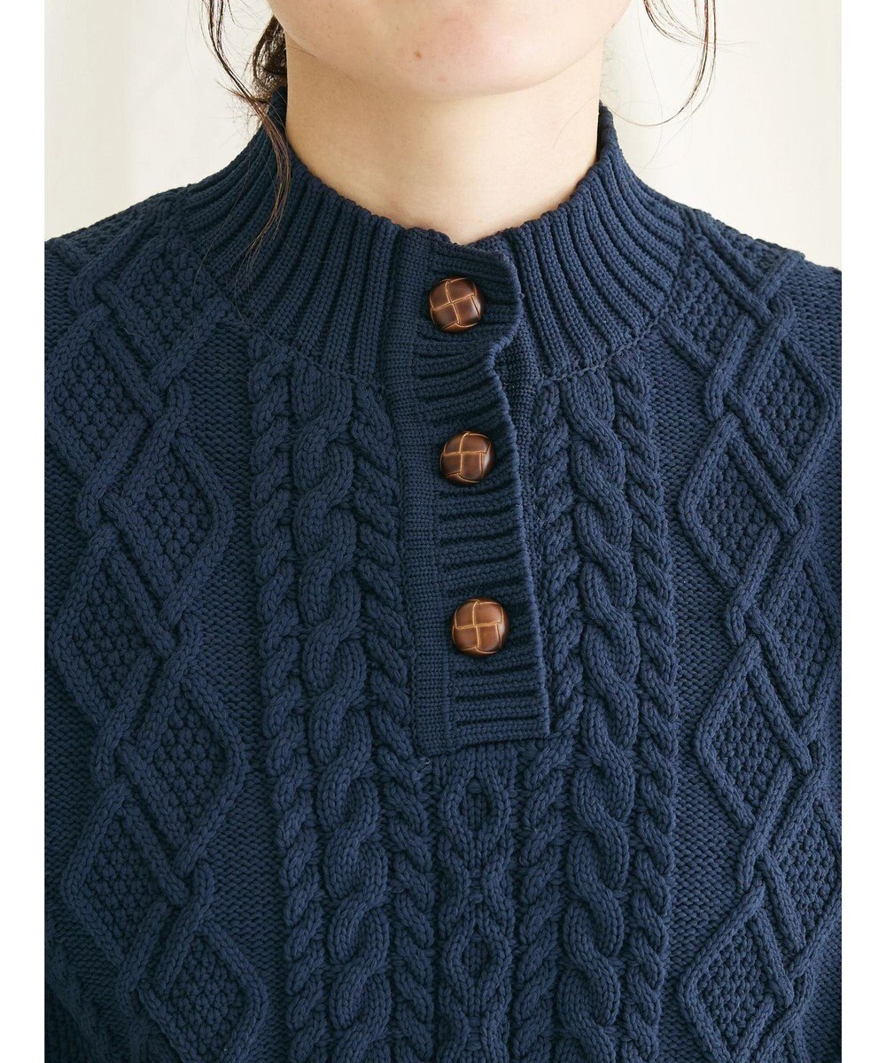 CRAFT STANDARD BOUTIQUE リサイクルポリエステルヘンリーネックプルオーバー 