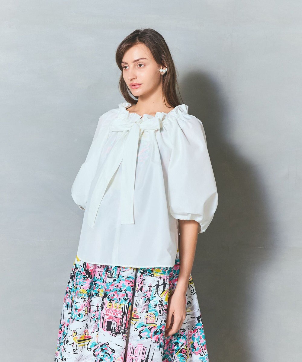 GRACE CONTINENTAL ボリュームスリーブトップ 