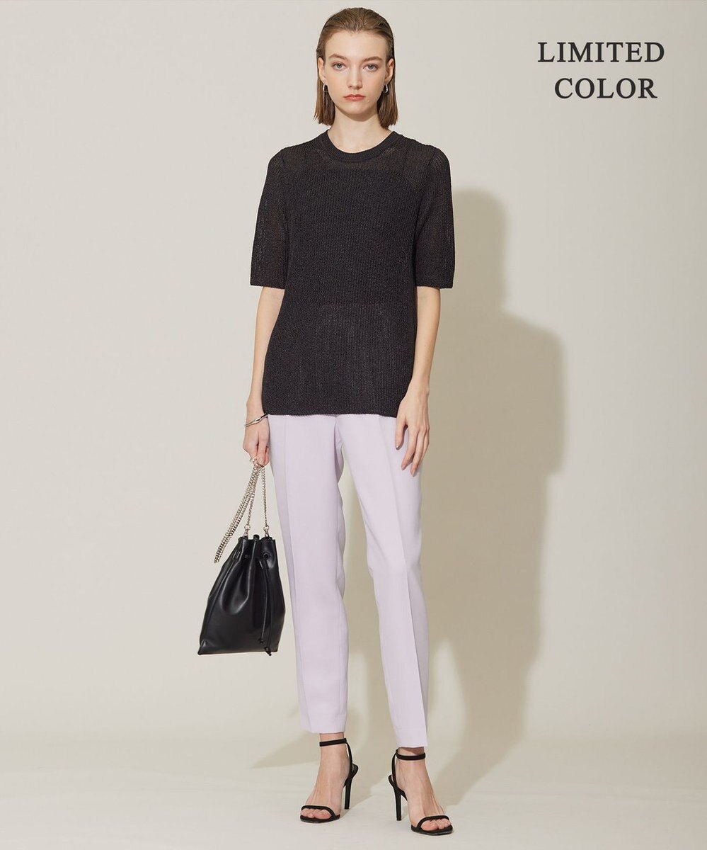 ICB 【新色追加・接触冷感・UVケア・速乾・洗える】FluidBackSatin ドロストパンツ 