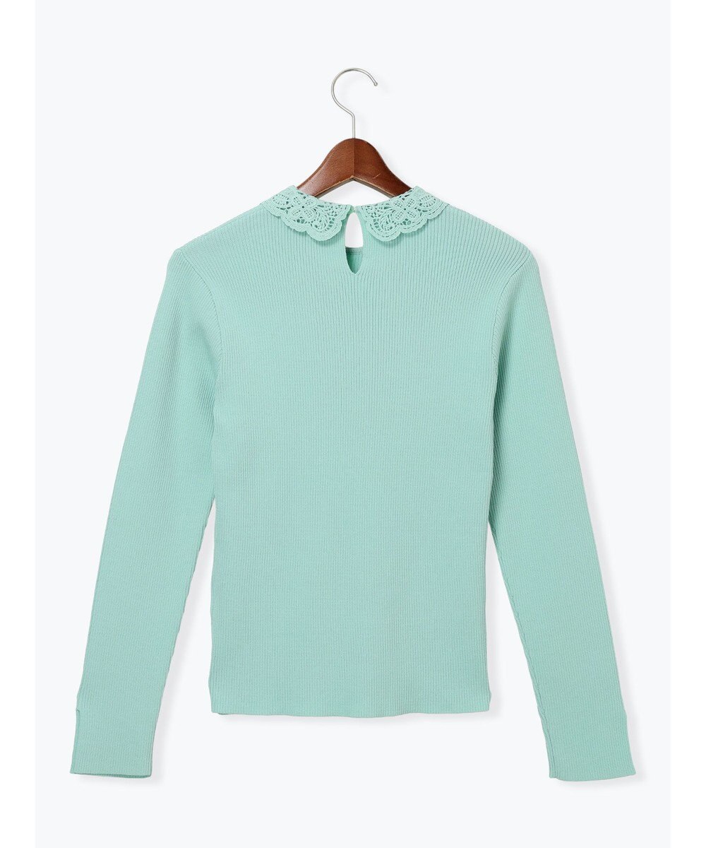 Te chichi ケミカルレースカラーリブニット 