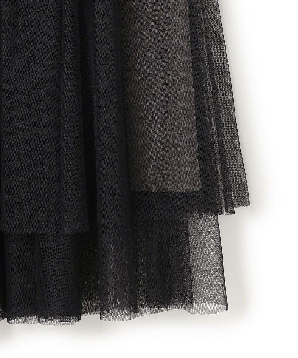 23区 S 【洗える】レイヤード チュール スカート 
