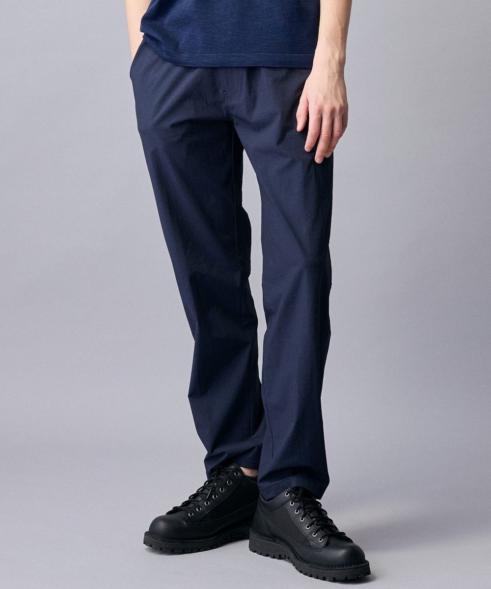 JOSEPH ABBOUD MOUNTAIN 【ストレッチ/5ポケット/ECO撥水/ソフト】ハイパワーシャンブレーピケストレッチ パンツ 