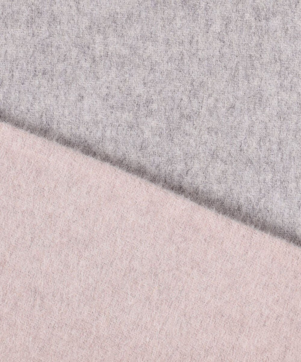 J.PRESS LADIES L 【リバーシブル】ウールナイロン リバー ミドル コート 