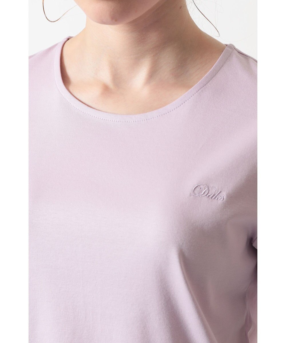 DAKS ロゴ刺繍ベーシックTシャツ 