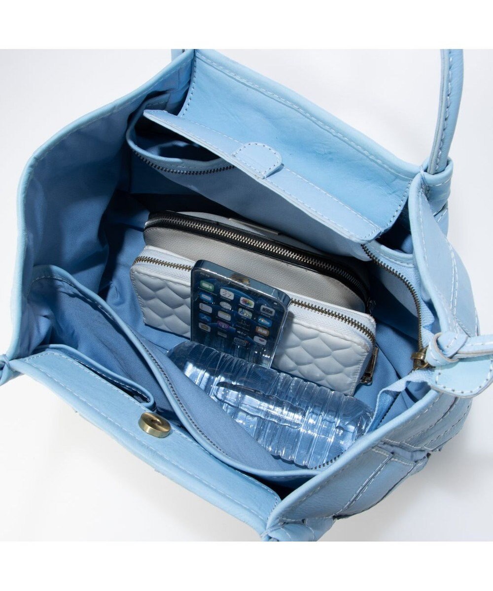 UNBILLION 【訳あり商品】ピークスピーク PEAKSPEAK / 牛革パッチワーク・フラップトートL 