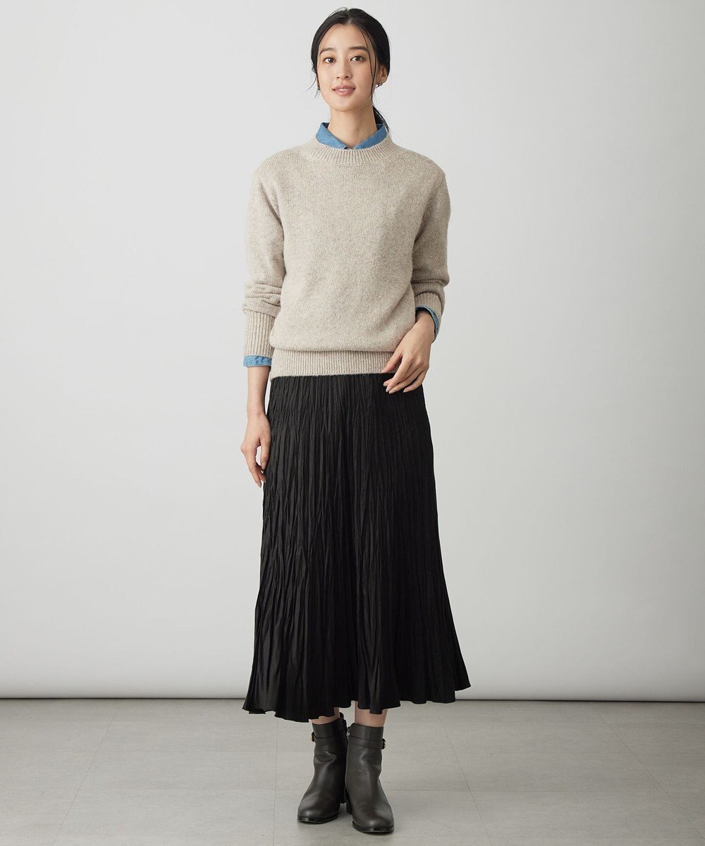 J.PRESS LADIES MIX COLOR クルーネック ニット 