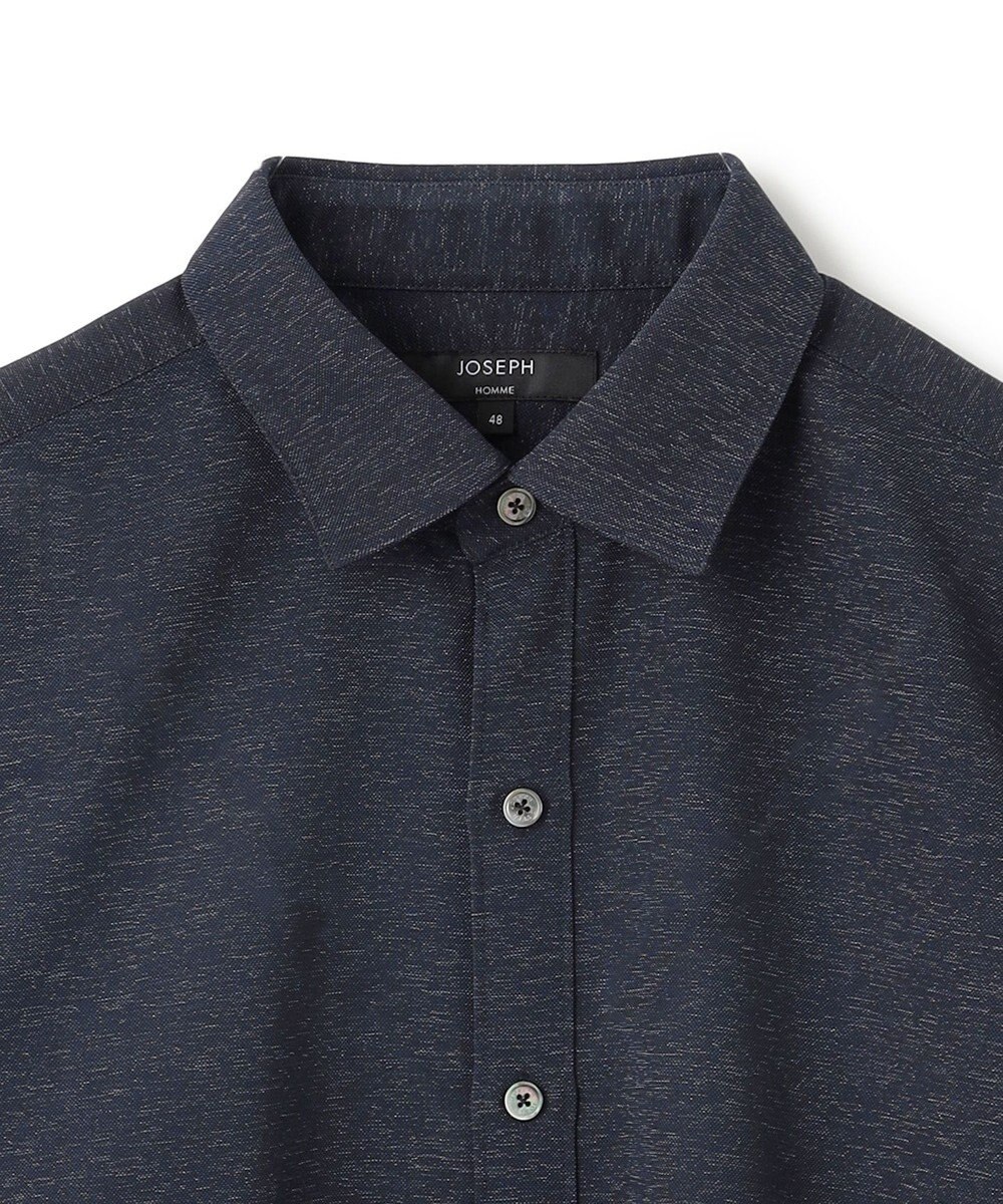 JOSEPH HOMME 新型・新素材【軽量/通気性/清涼感/洗える/ストレッチ】レノクロスストレッチ　7分袖レギュラーカラーシャツ 
