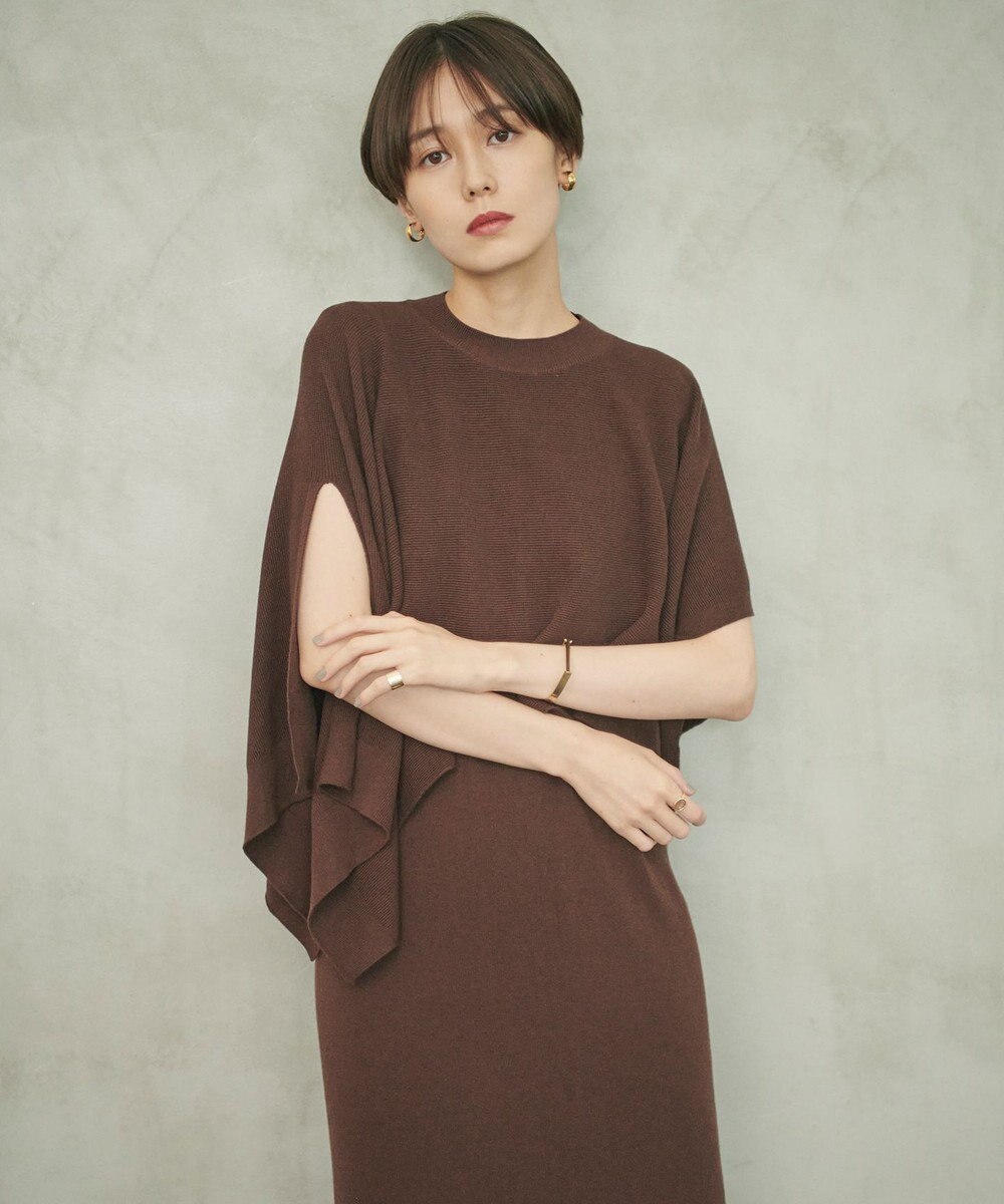 #Newans 【洗える】コットンウールニットセットアップ 