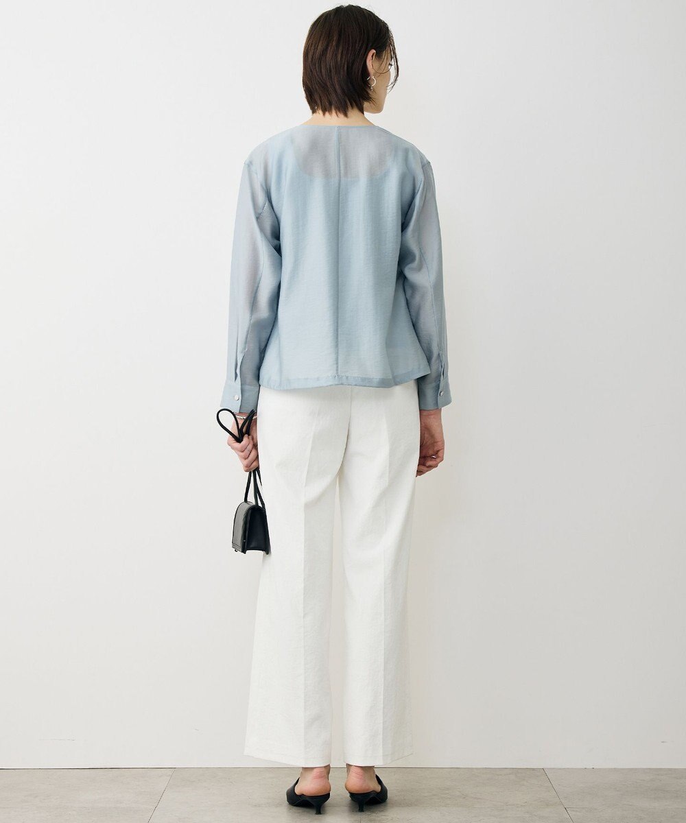 ICB 【先行予約・WEB限定カラーあり】 リヨセルナイロンワッシャー Vネックブルゾン 