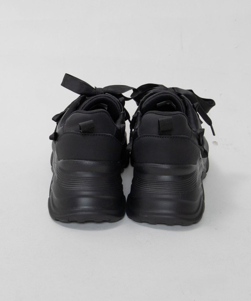 WEGO リボンデザイン厚底スニーカー 