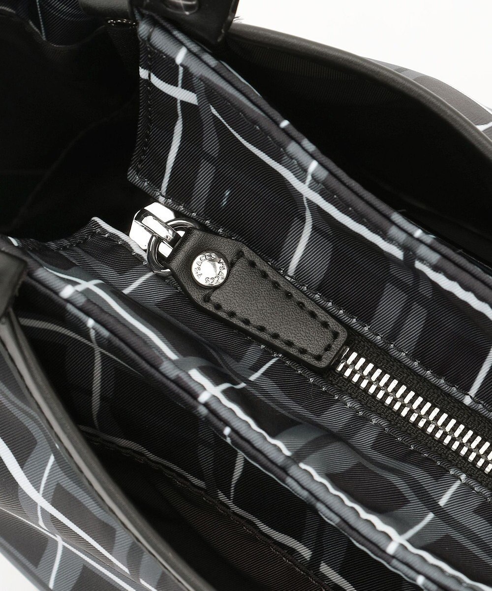 Y'SACCS ドローイングチェックトートバッグ 