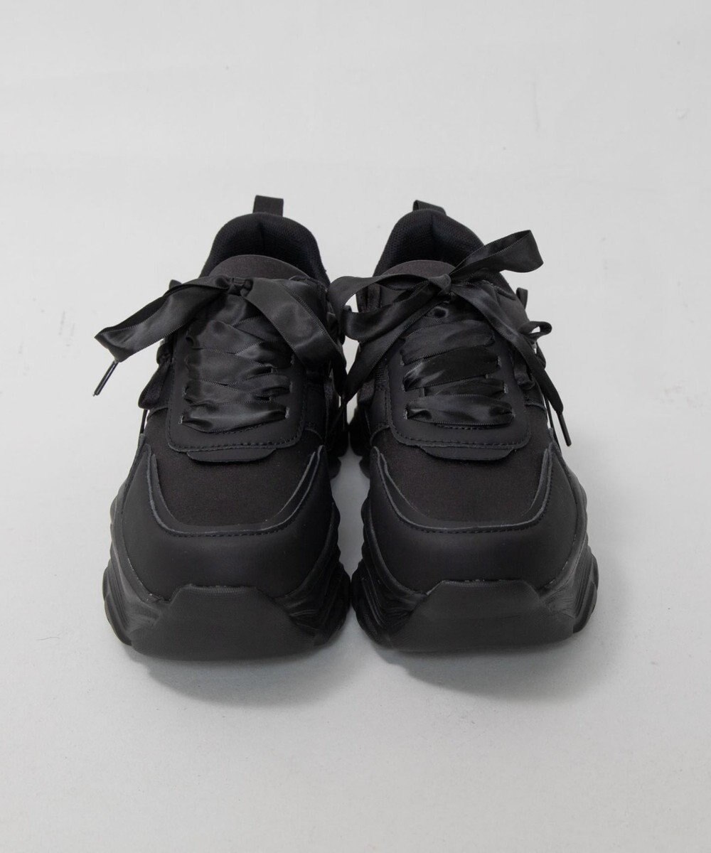 WEGO リボンデザイン厚底スニーカー 