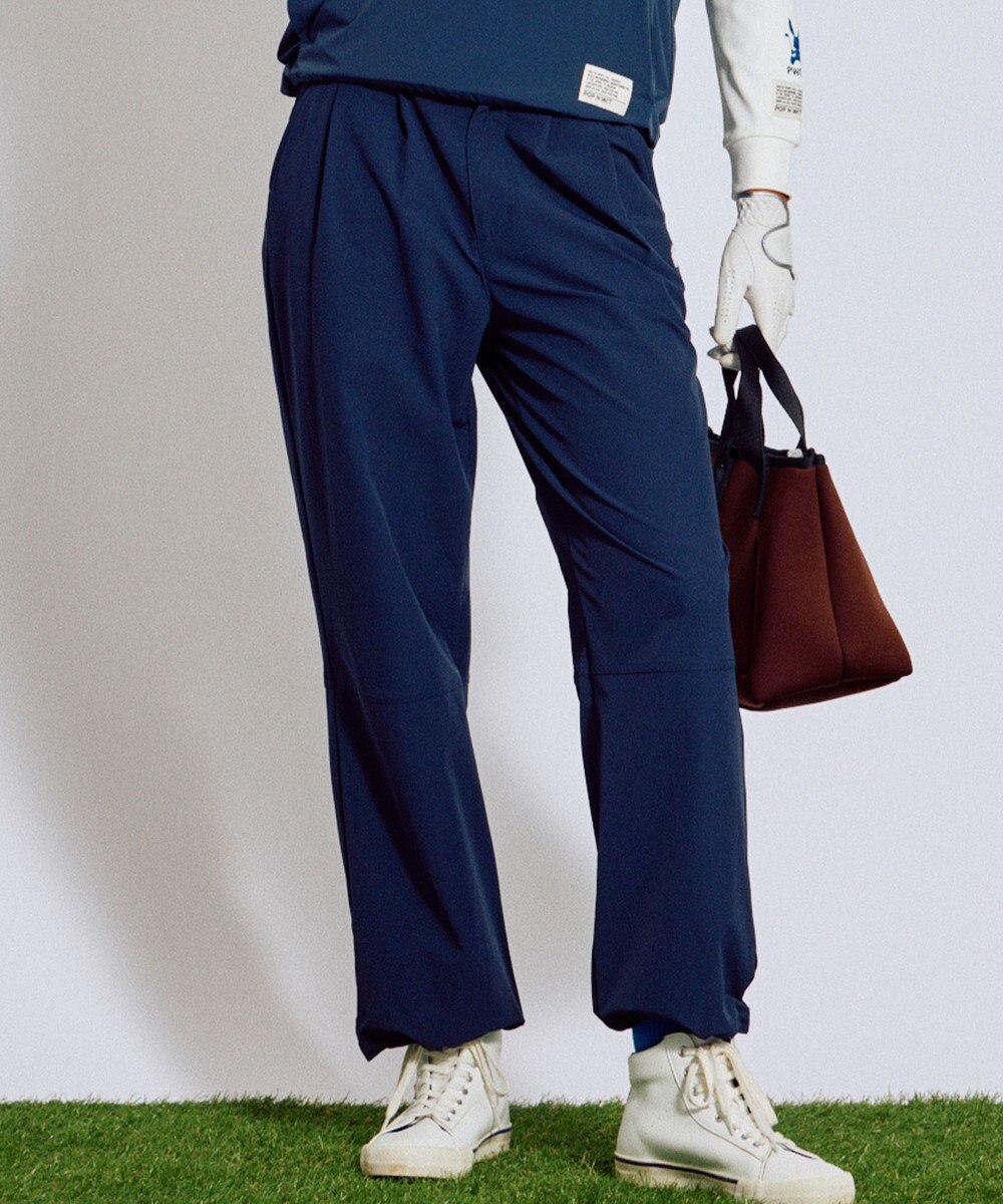 PW CIRCULUS 【ストレッチ素材】【WOMEN】セミワイド イージーパンツ ゴルフウェア レディース 