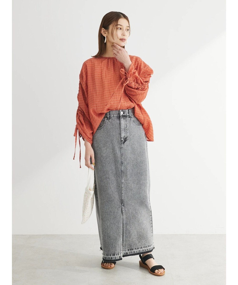 Green Parks ・ＥＬＥＮＣＡＲＥ　ＤＵＥ　バックリボンブラウス 