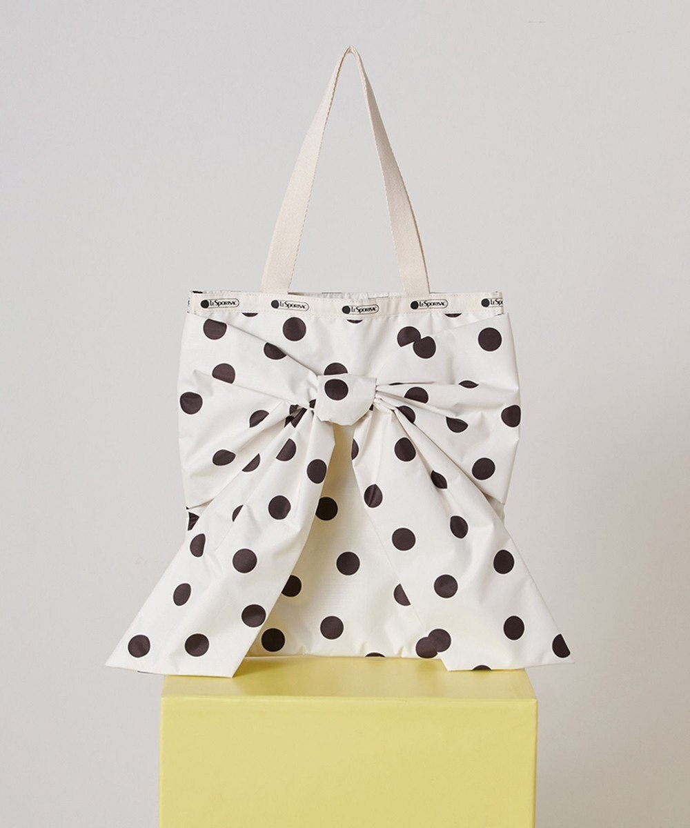 LeSportsac LG BOW EMERALD TOTE/ノワールポルカドットスナイデル 
