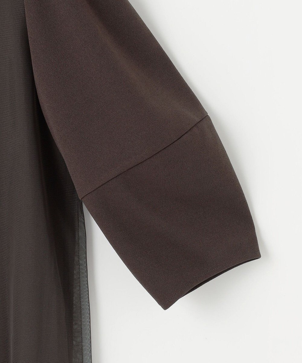 ANY SIS L 【洗える】カットジョーゼットチュール トップス 