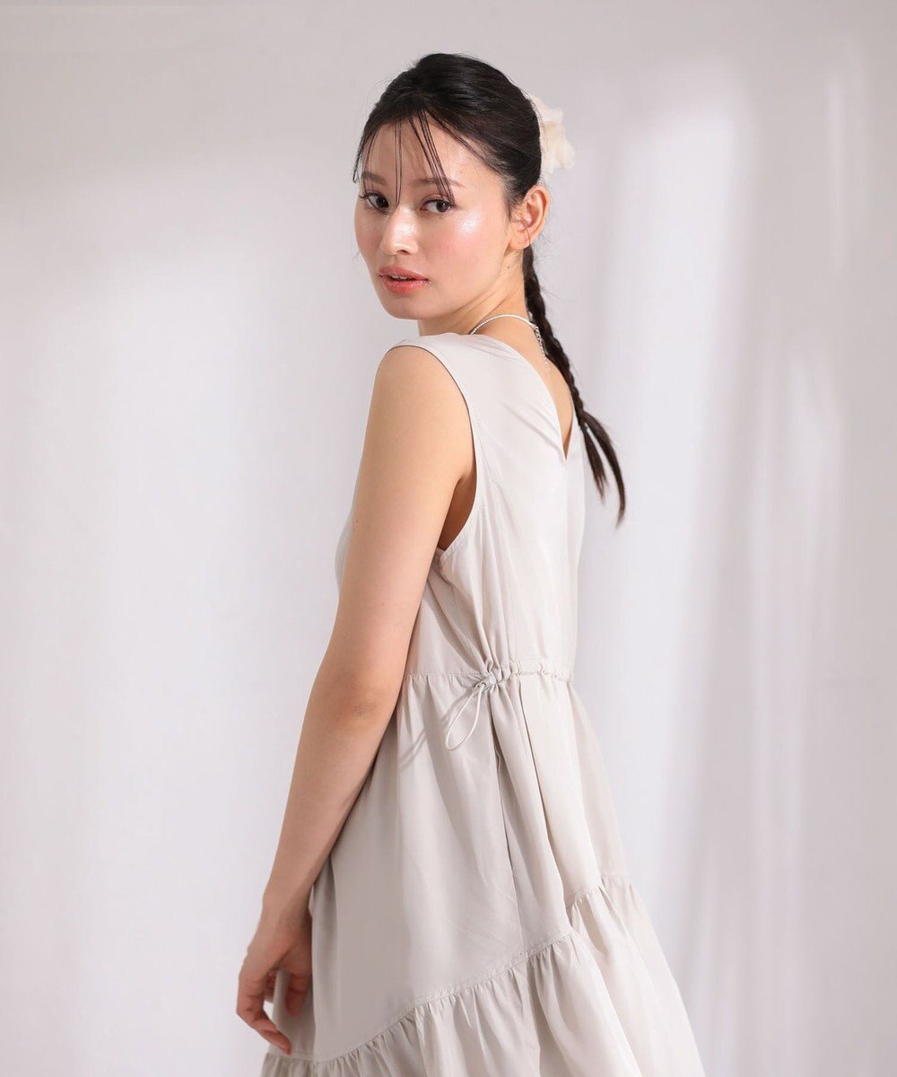 Green Parks ・ＥＬＥＮＣＡＲＥ　ＤＵＥ　ドロストティアードワンピ 