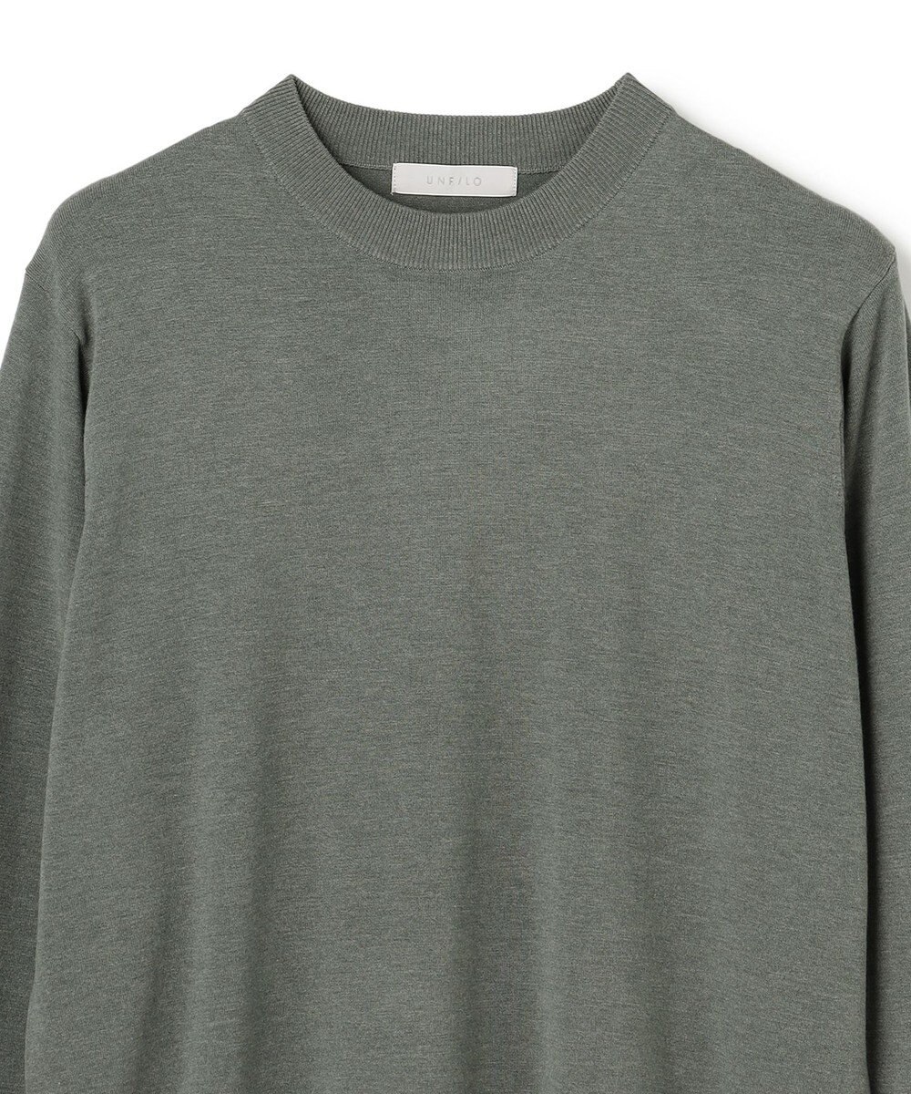 UNFILO MENS 【男女兼用】ソフトサーモ アンチピリングニット クルー 