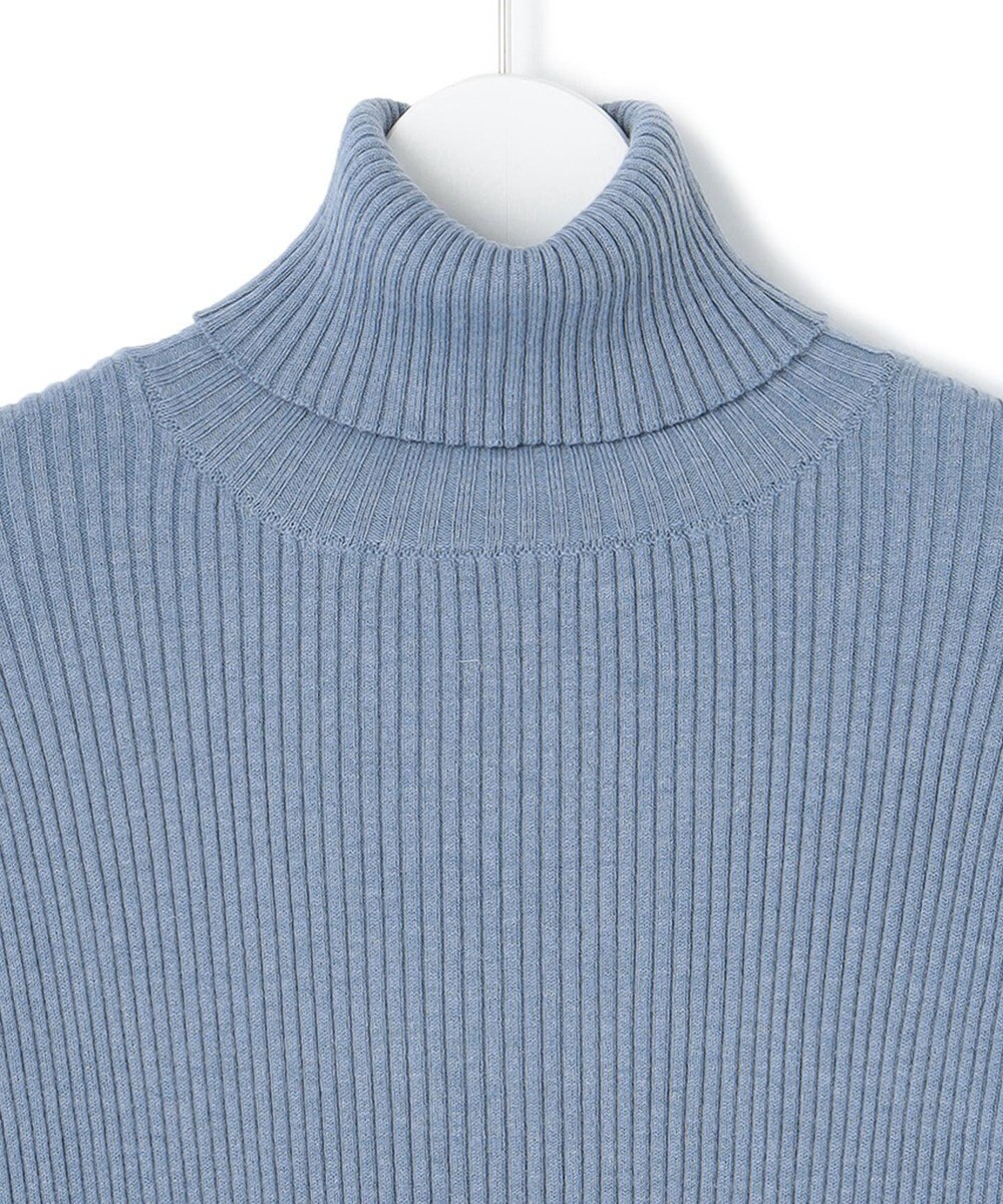 J.PRESS YORK STREET 【WOMEN】ANTI PILLING WOOL リブタートルニット 
