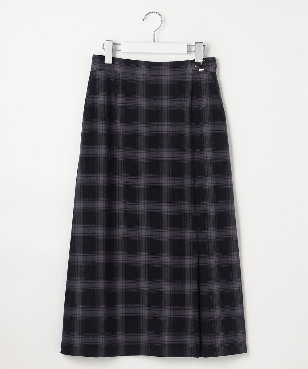 ANY SIS L ビューティサーモ2WAYストレッチチェック スカート 