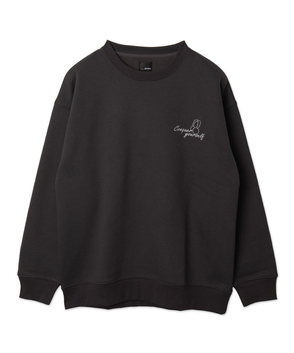 WEGO 【ユニセックス着用ITEM】ガールイラストグラフィックプルオーバー 