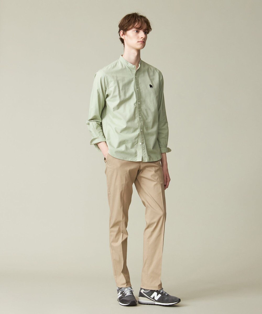 J.PRESS MEN 【大人気バックブル】バンドカラー オックスフォードシャツ 