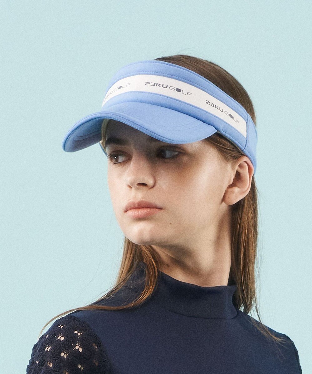 23区GOLF 【WOMEN】ダンボールニット バイザー 