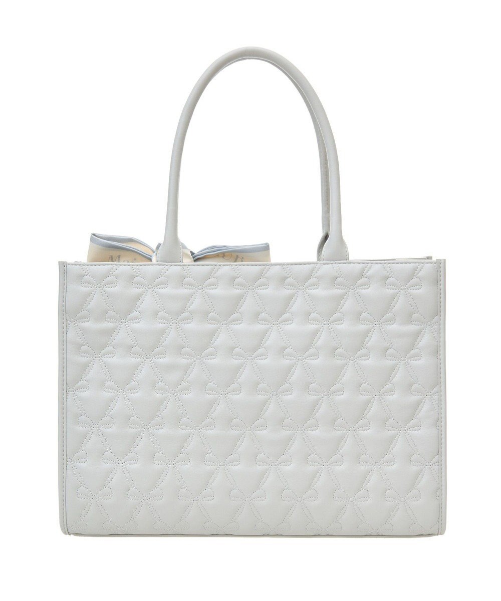 Maison de FLEUR EC限定スカーフ付リボンキルティングトート 